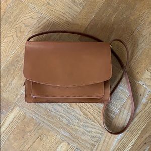 And Other Stories Leather Saddle Bag